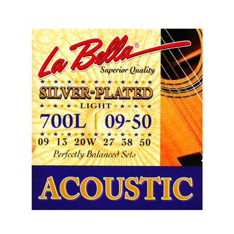 سیم گیتار آکوستیک لابلا La Bella 700L